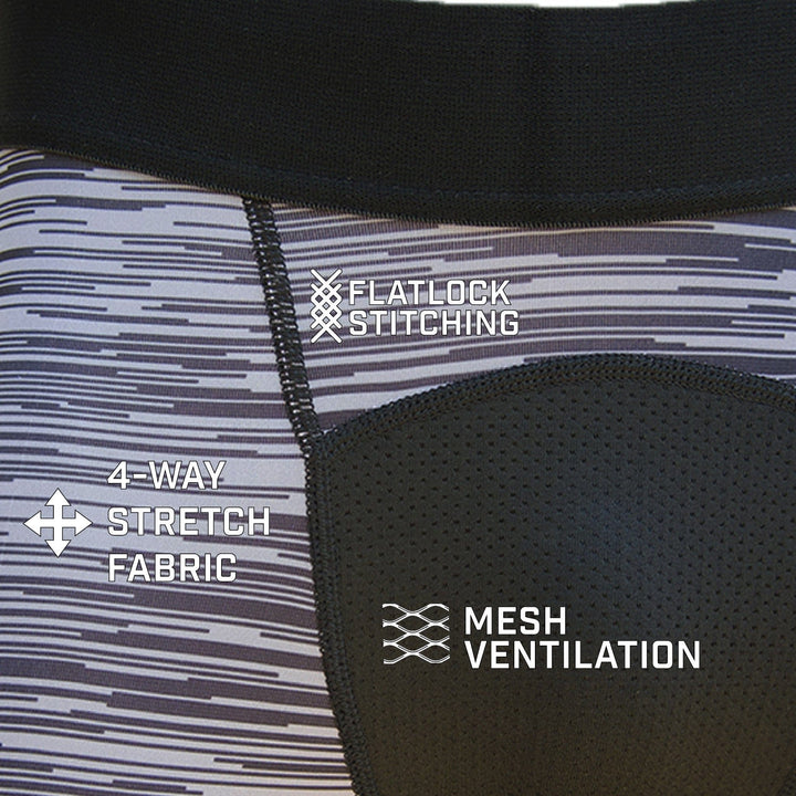 Elite Athletic Gear Compression Tights Grey Static Compression Tights
