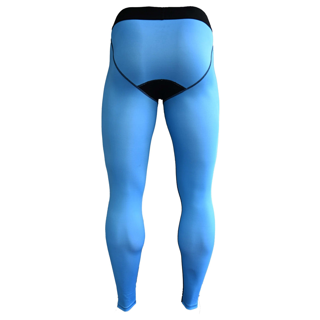 Elite Athletic Gear Compression Tights Light Blue Compression Tights