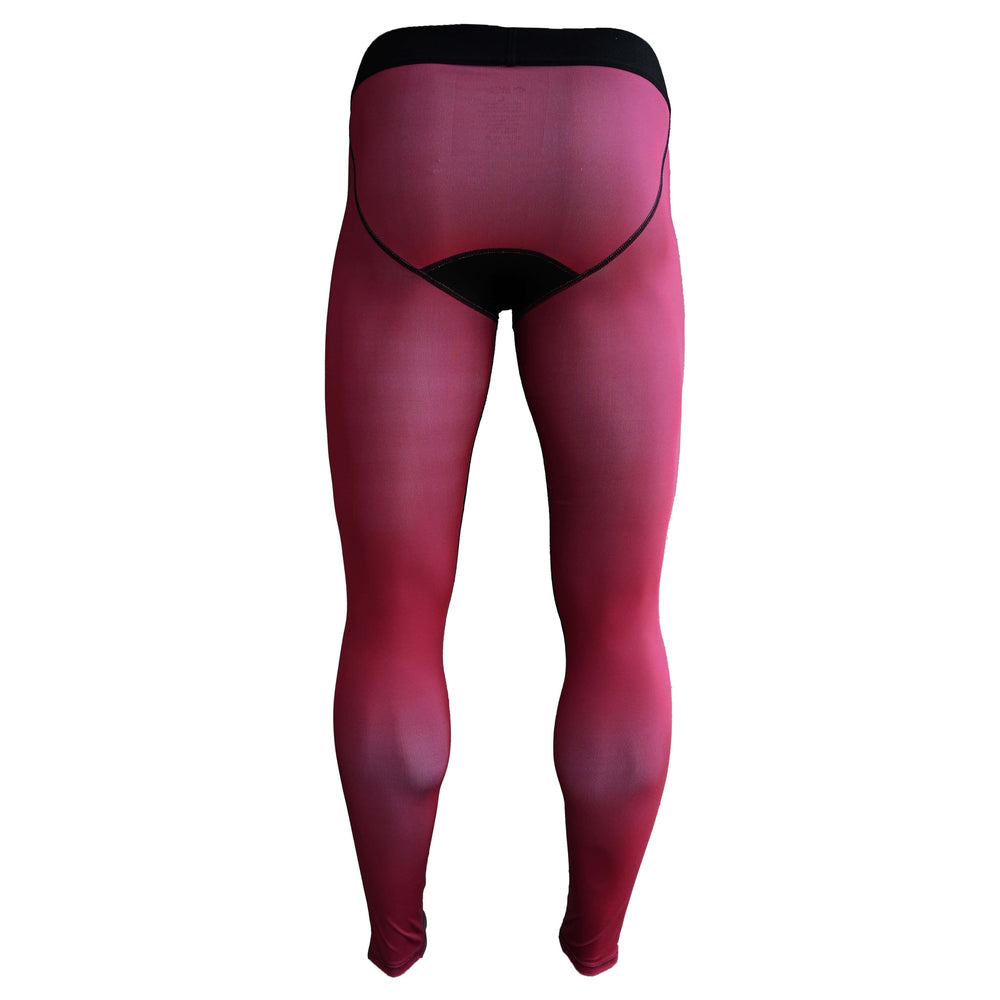 Elite Athletic Gear Compression Tights Maroon Compression Tights