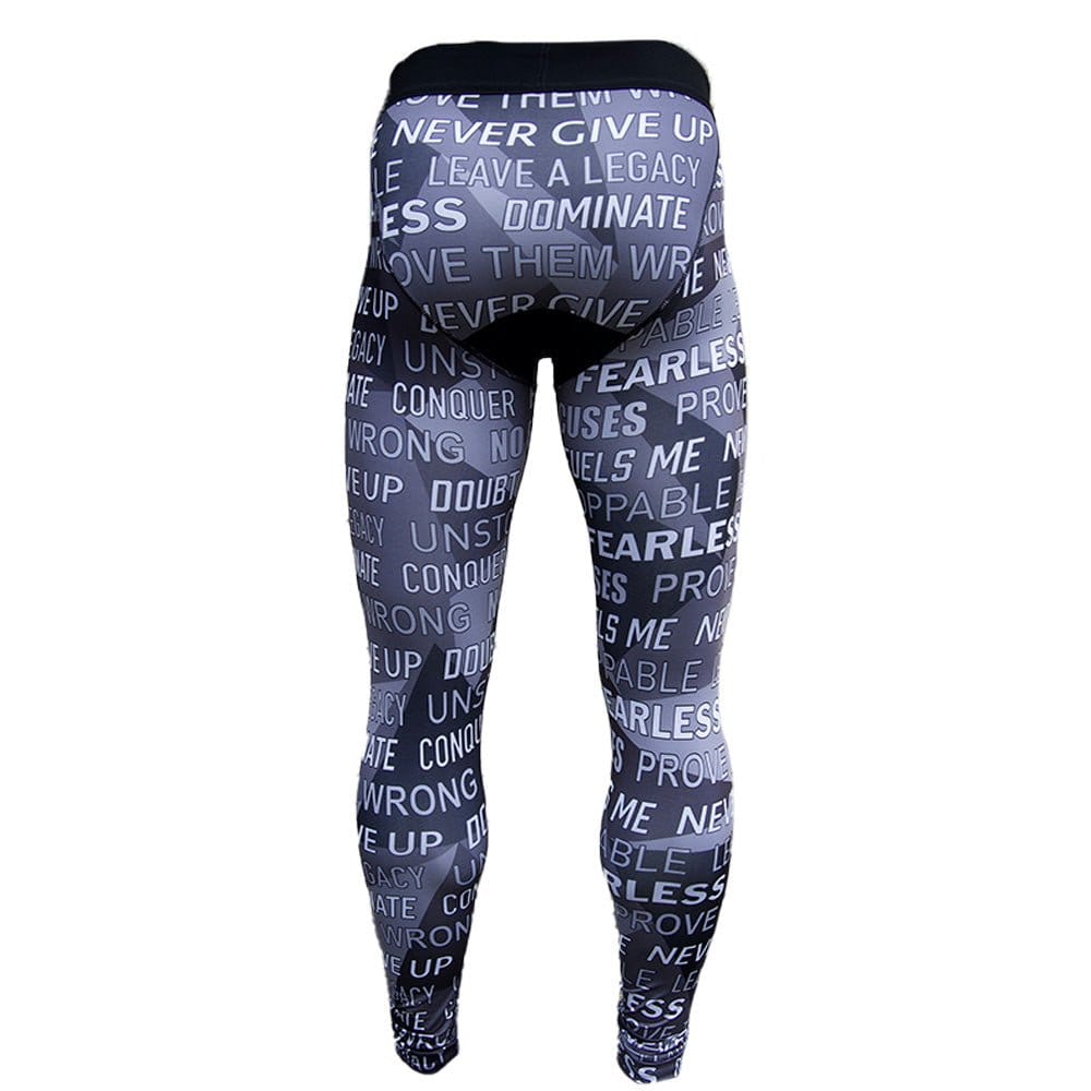 Elite Athletic Gear Compression Tights Motivational Compression Tights