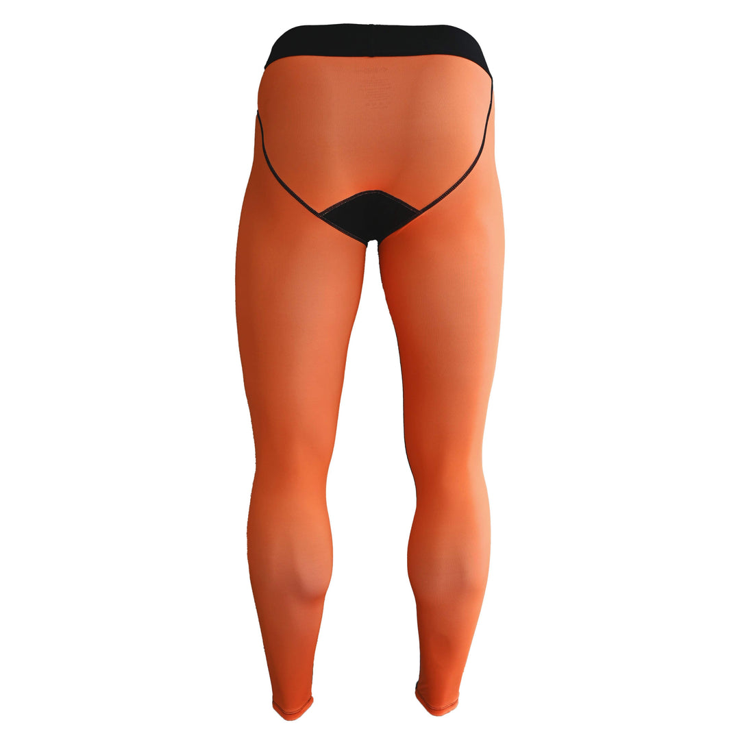 Elite Athletic Gear Compression Tights Orange Compression Tights