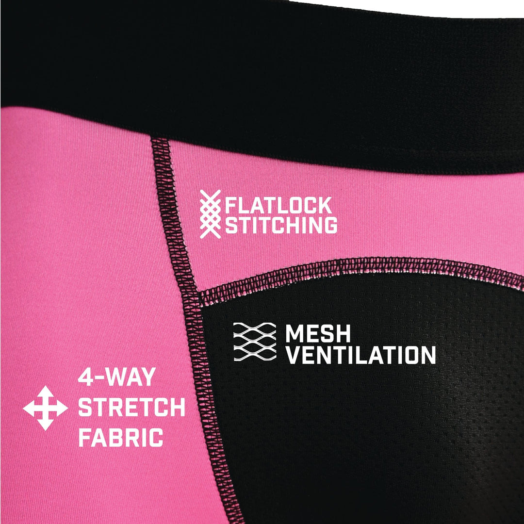 Elite Athletic Gear Compression Tights Pink Compression Tights