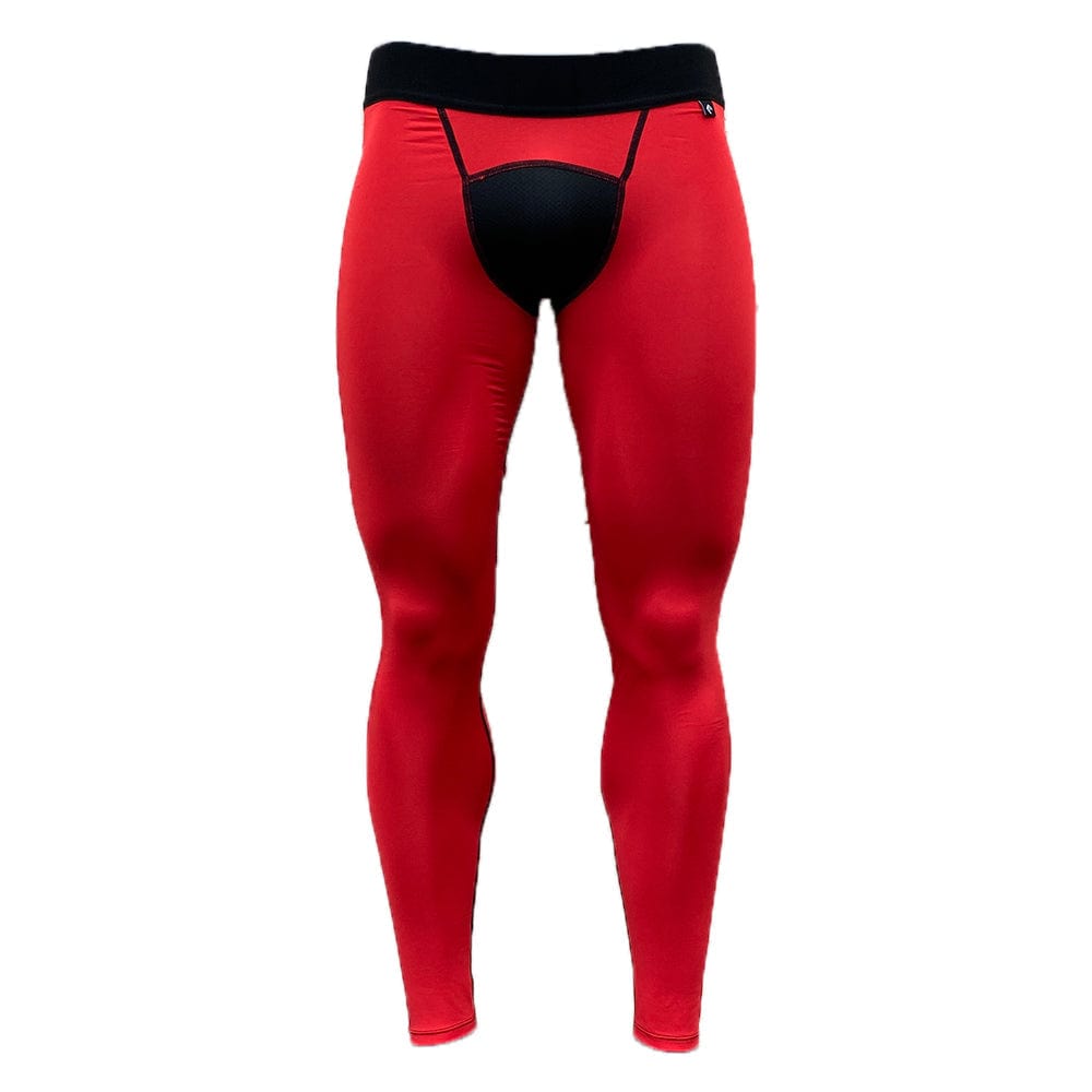 Elite Athletic Gear Compression Tights Red Compression Tights