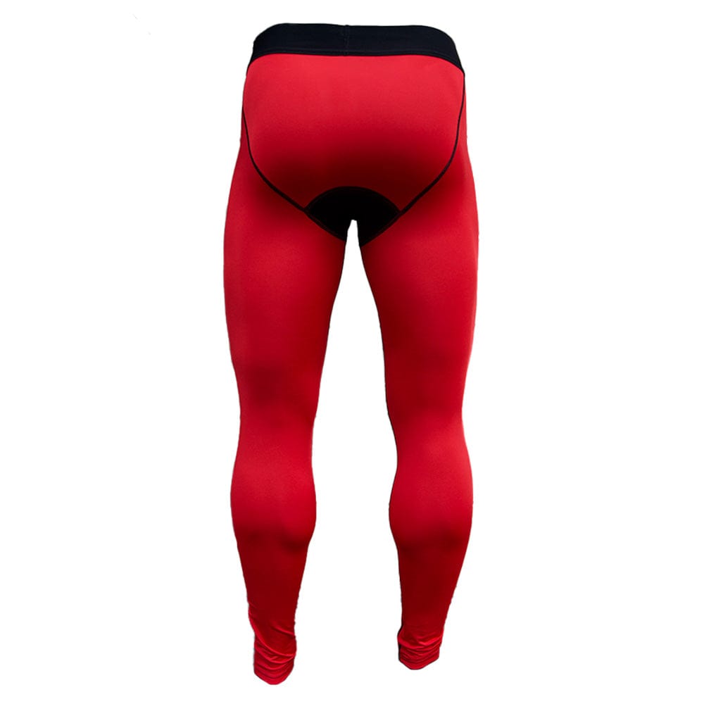 Elite Athletic Gear Compression Tights Red Compression Tights