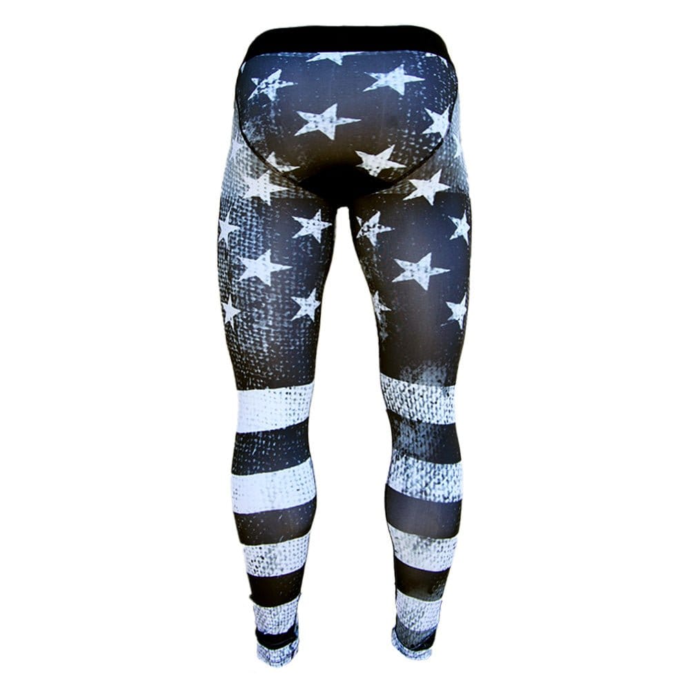 Elite Athletic Gear Compression Tights Shadow Old Glory Compression Tights