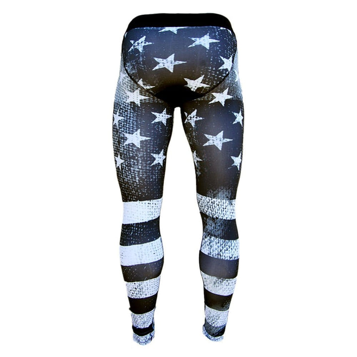 Elite Athletic Gear Compression Tights Shadow Old Glory Compression Tights