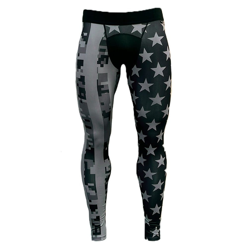Elite Athletic Gear Compression Tights Shadow USA Flag 2.0 Compression Tights