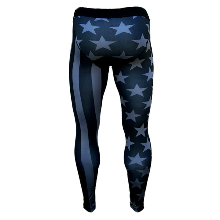 Elite Athletic Gear Compression Tights Thin Blue Line Compression Tights