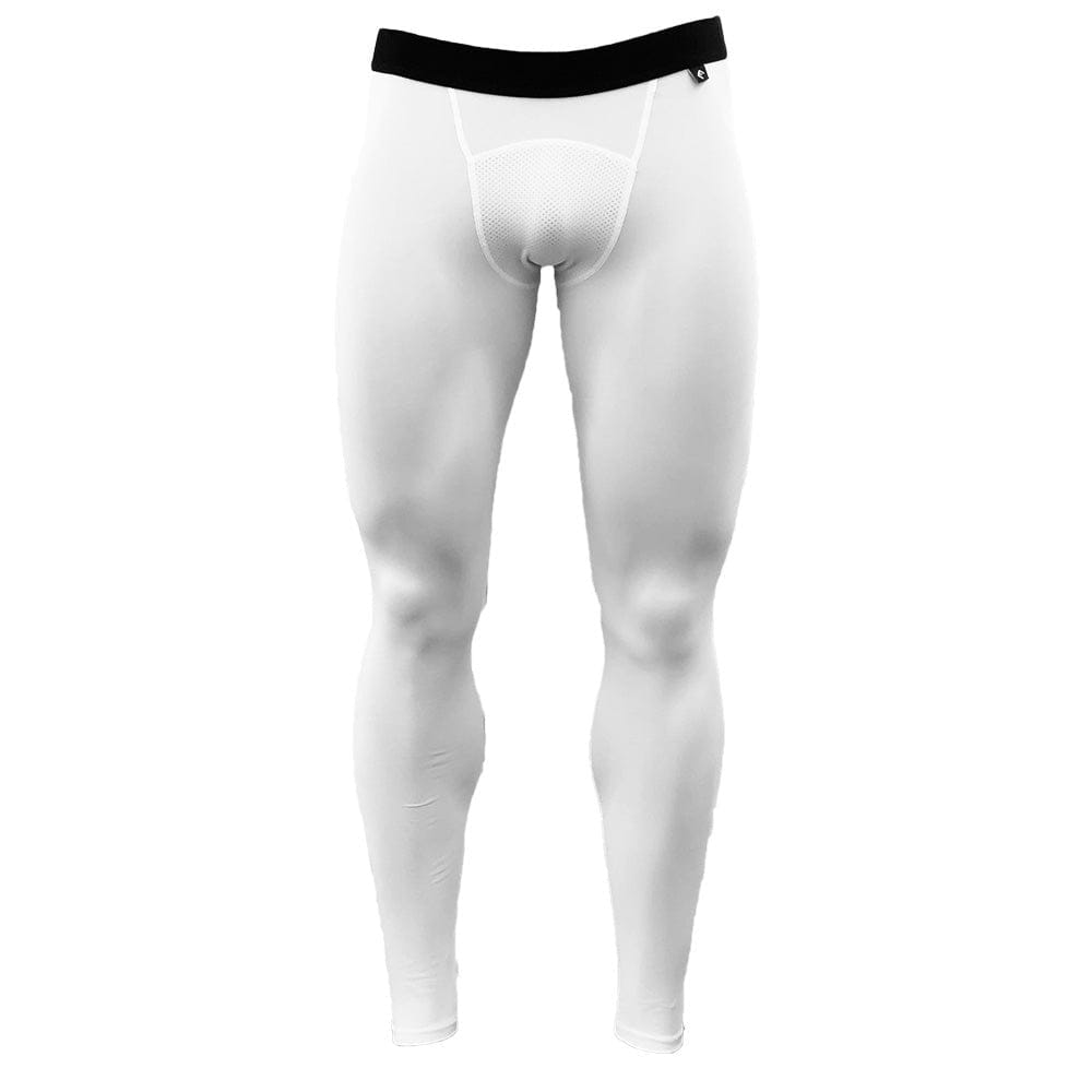 Elite Athletic Gear Compression Tights White Compression Tights