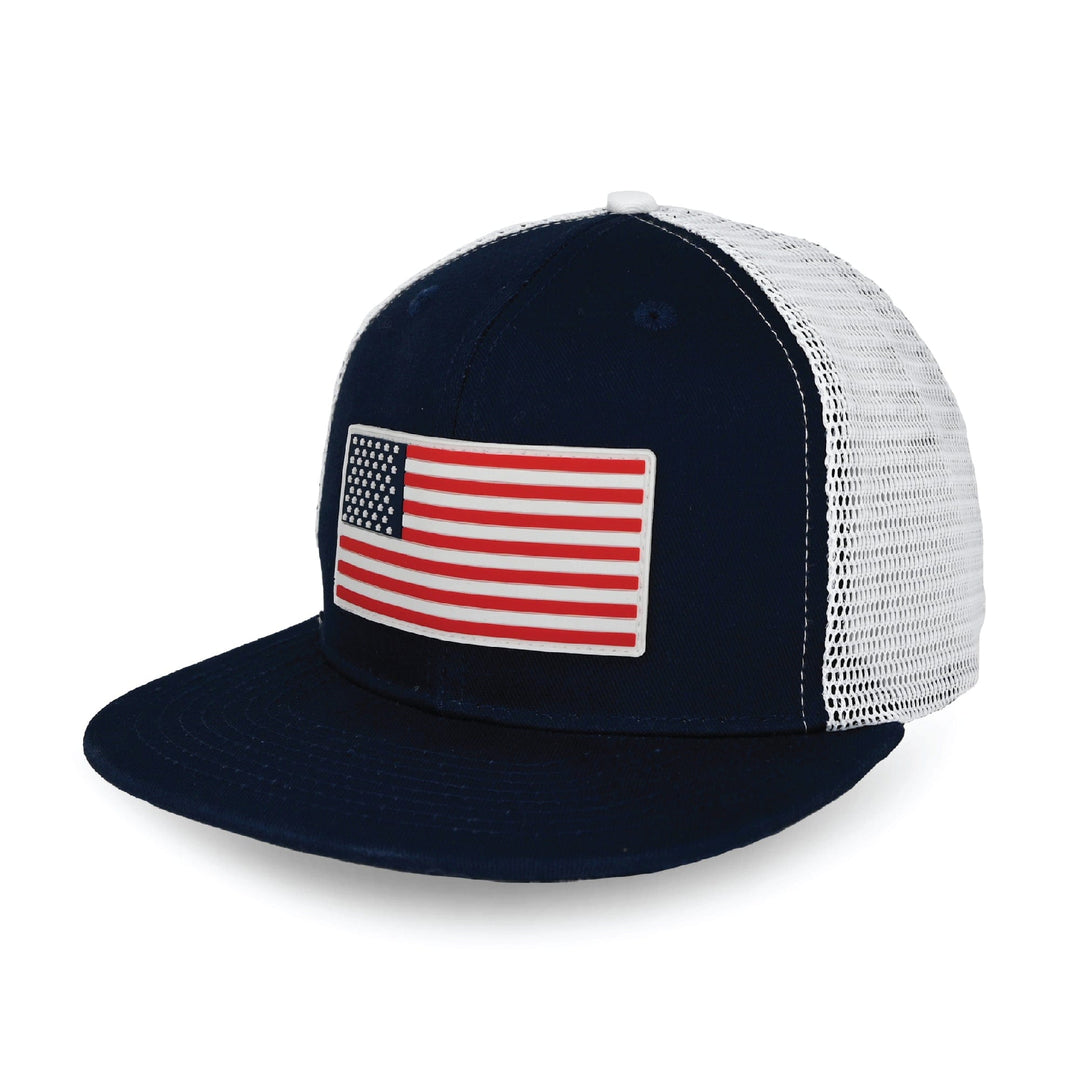 Elite Athletic Gear Hats USA Flag Trucker Hat
