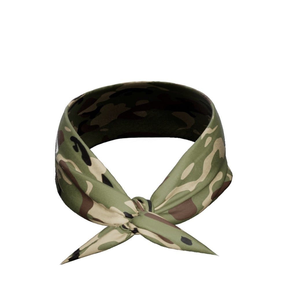 Elite Athletic Gear Headband Army Camo Tie Headband