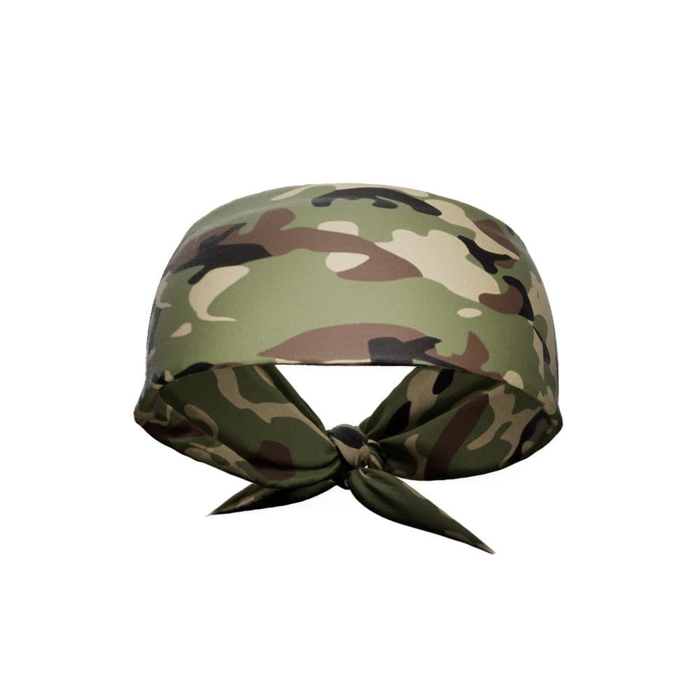 Elite Athletic Gear Headband Army Camo Tie Headband