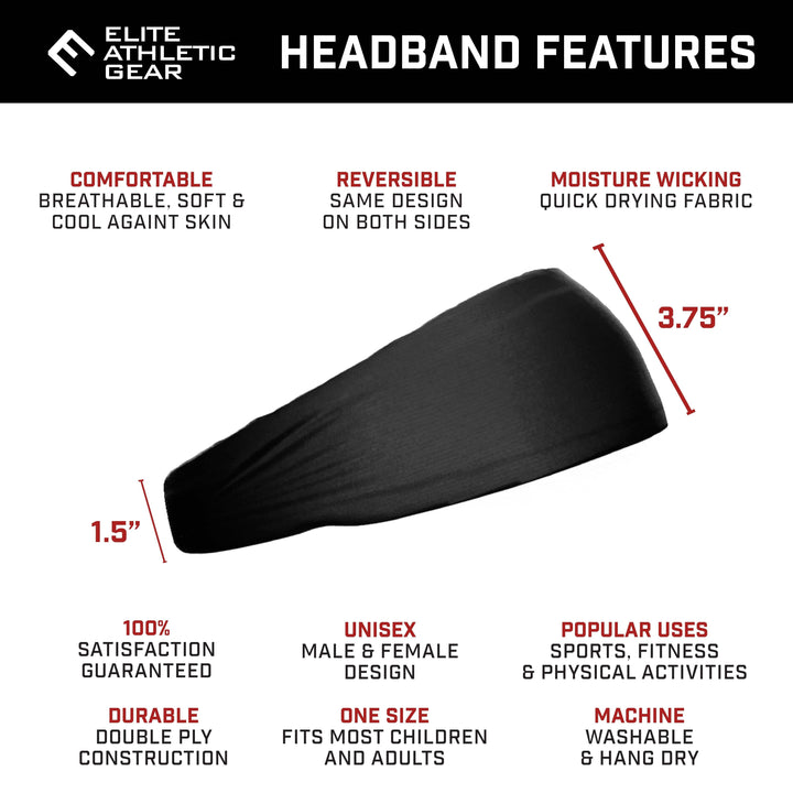 Elite Athletic Gear Headband Banana Bunch Headband