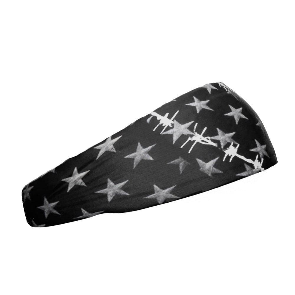 Elite Athletic Gear Headband Barbed Wire USA Flag Headband