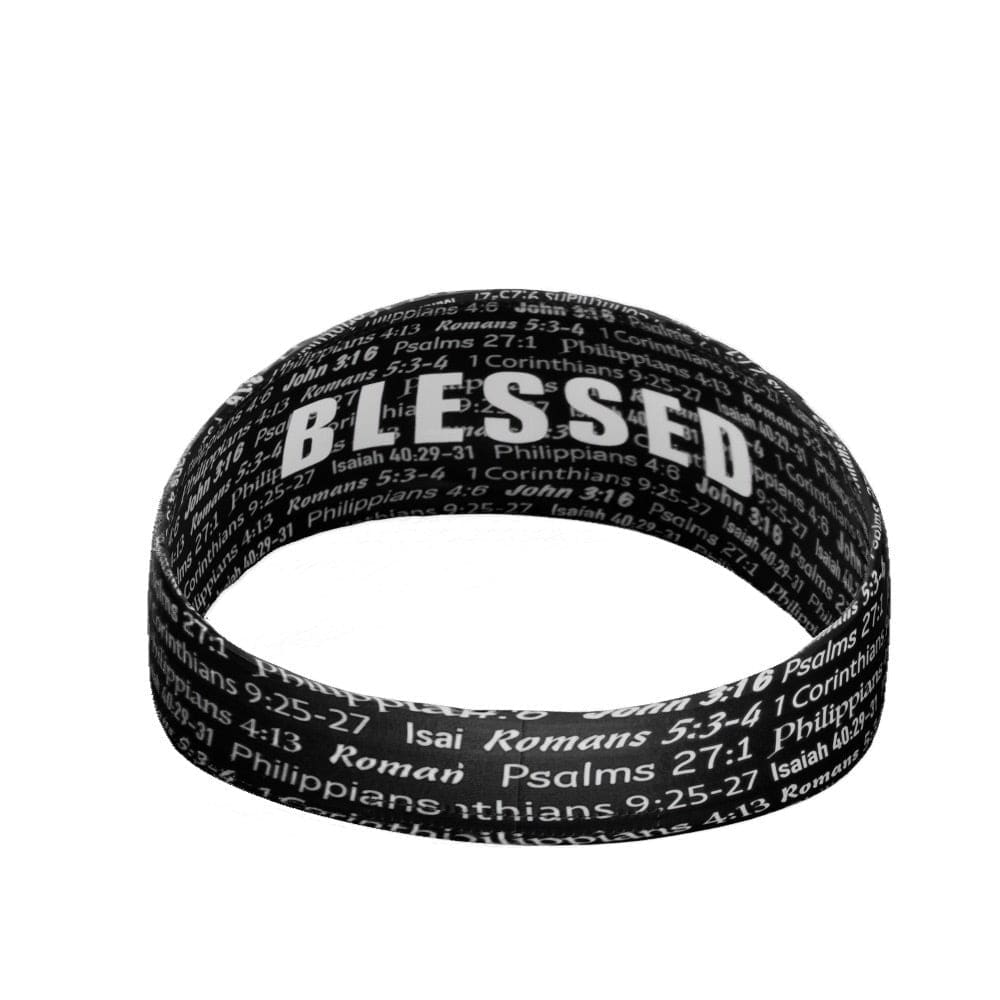 Elite Athletic Gear Headband Black BLESSED Headband