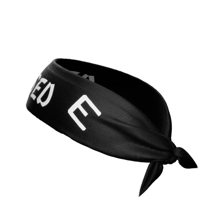 Elite Athletic Gear Headband Black BLESSED Tie Headband