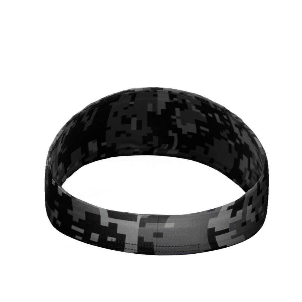 Elite Athletic Gear Headband Black Digi Camo Headband