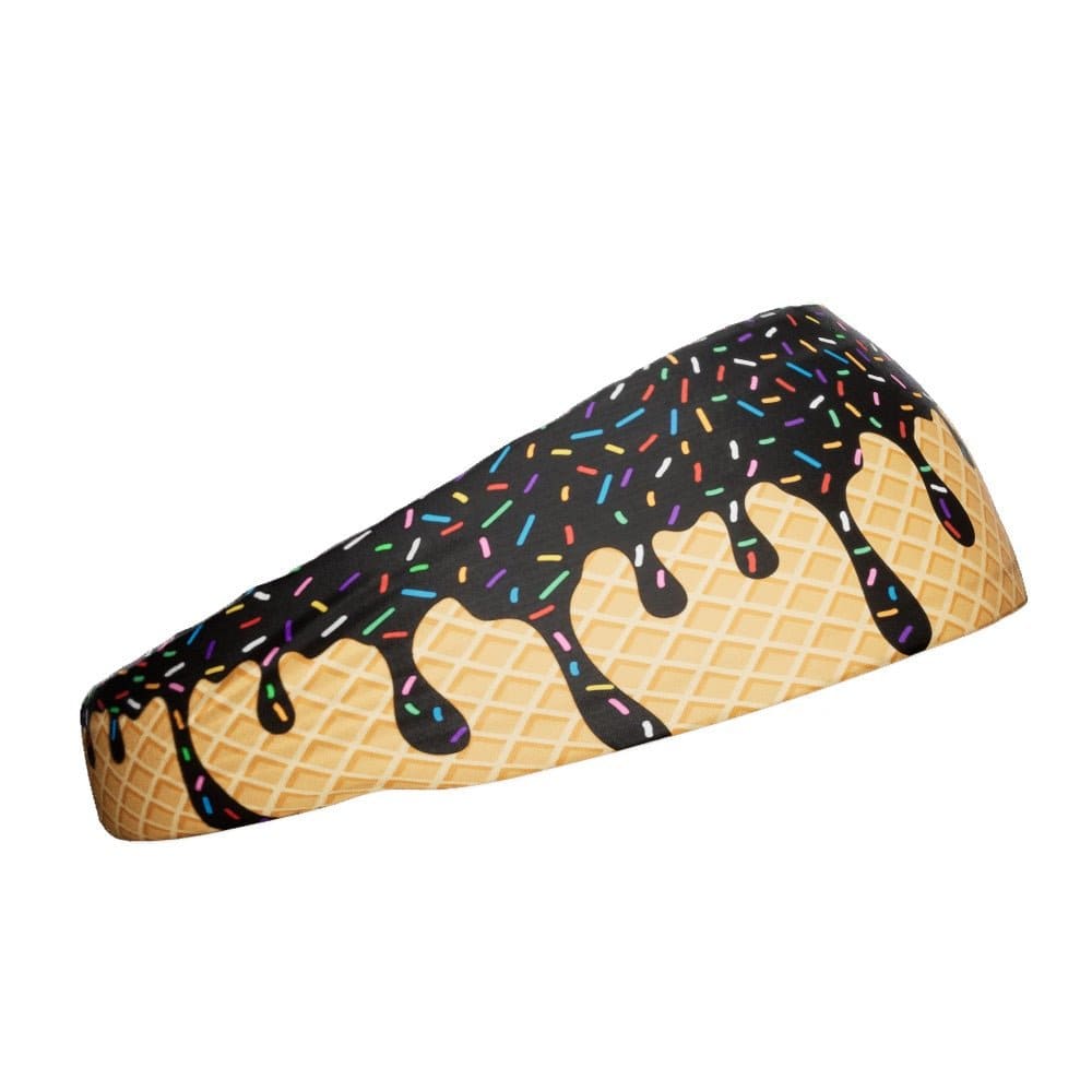 Elite Athletic Gear Headband Black Ice Cream Headband