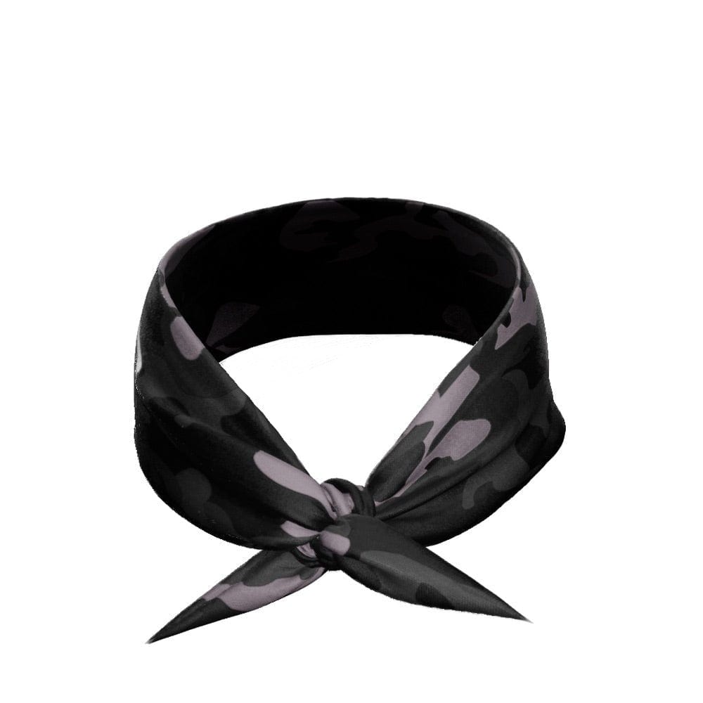 Elite Athletic Gear Headband Blackout Camo Tie Headband