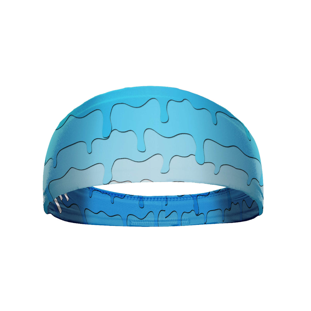 Elite Athletic Gear Headband Blue Drippy Headband