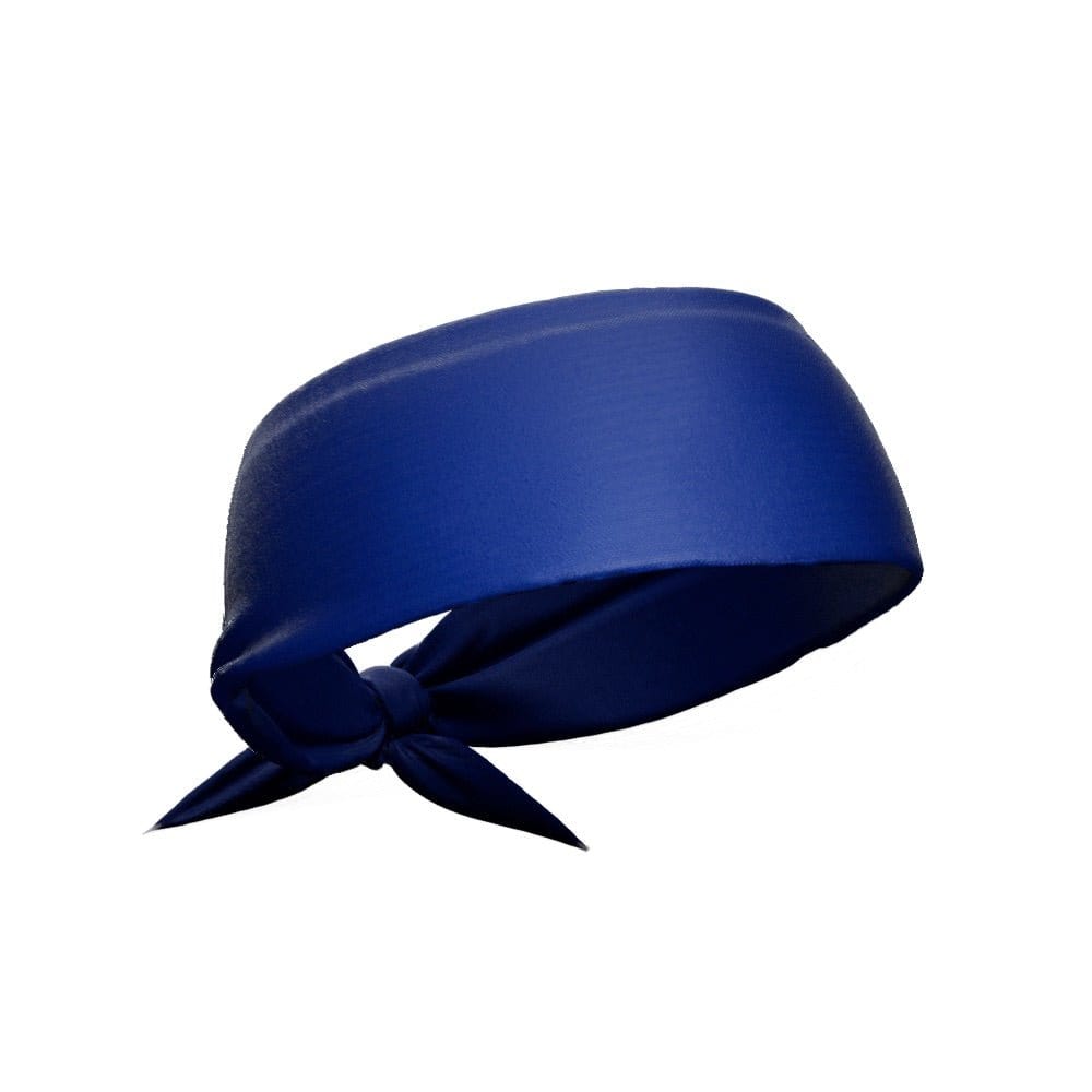 Elite Athletic Gear Headband Blue Tie Headband