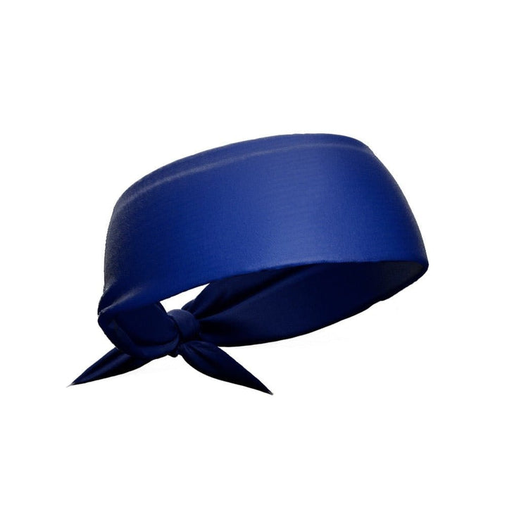 Elite Athletic Gear Headband Blue Tie Headband