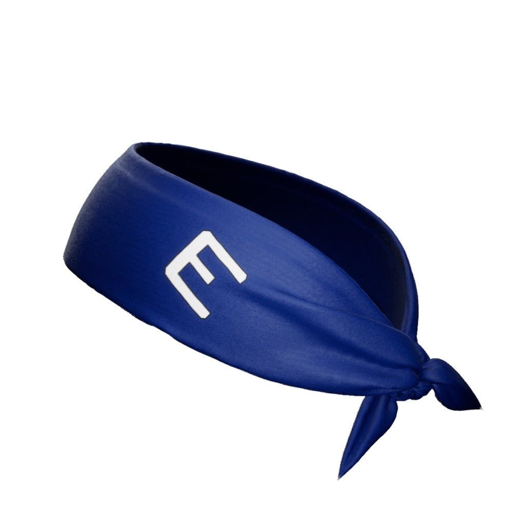 Elite Athletic Gear Headband Blue Tie Headband