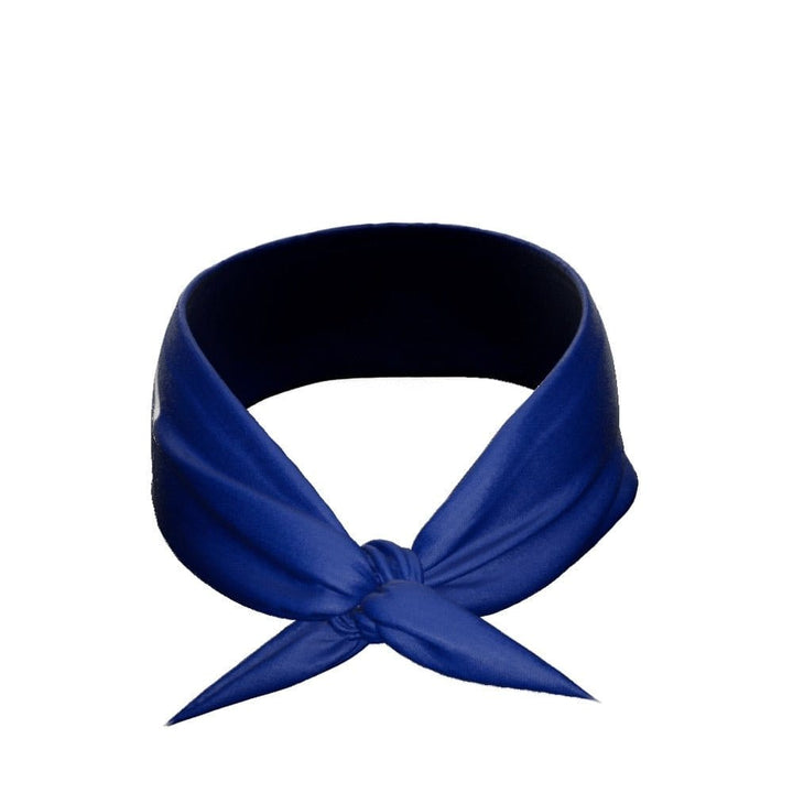 Elite Athletic Gear Headband Blue Tie Headband