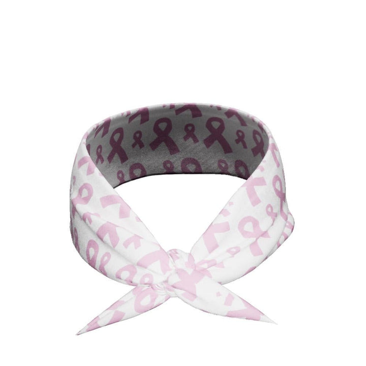 Elite Athletic Gear Headband Breast Cancer Ribbons Tie Headband