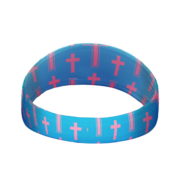 Elite Athletic Gear Headband Cotton Candy Cross Headband