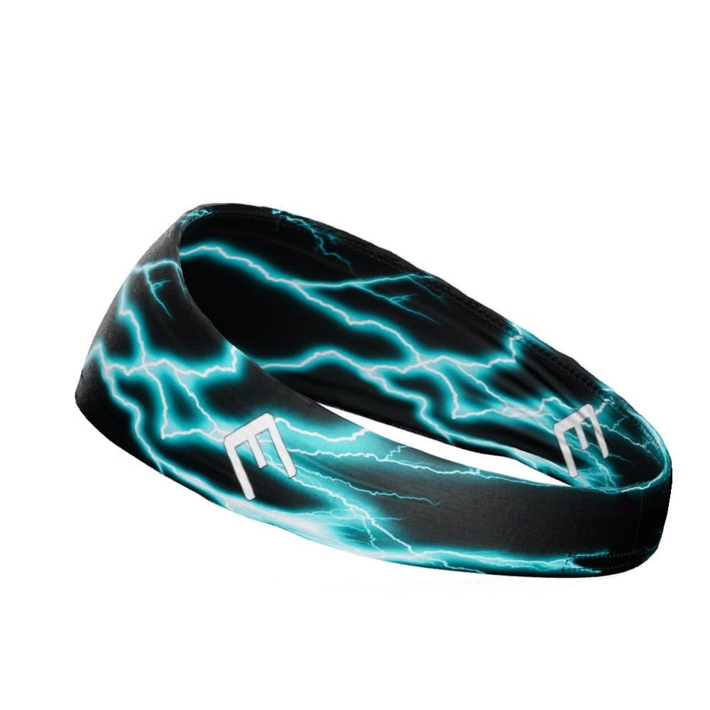 Elite Athletic Gear Headband Cyan Lightning Headband