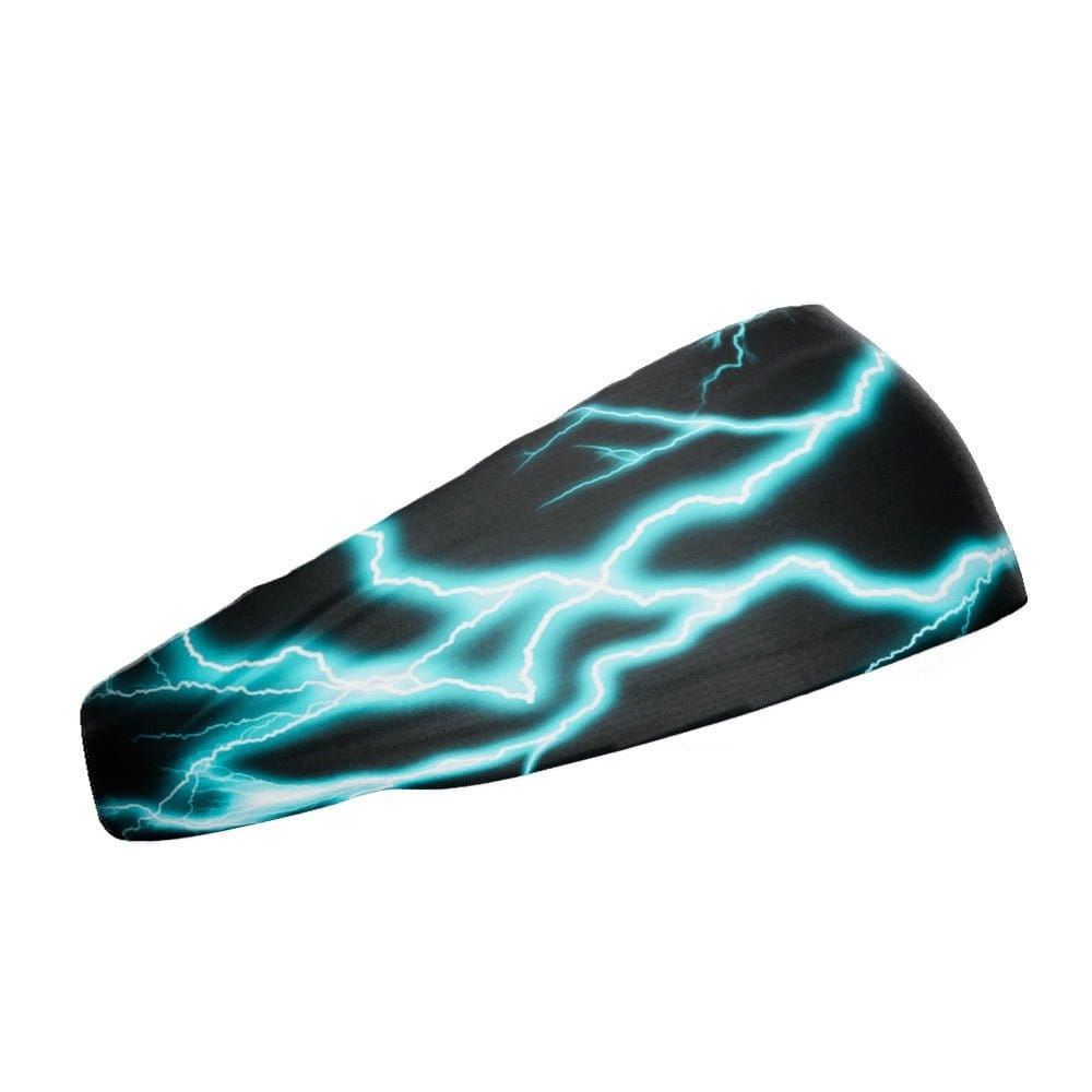 Elite Athletic Gear Headband Cyan Lightning Headband