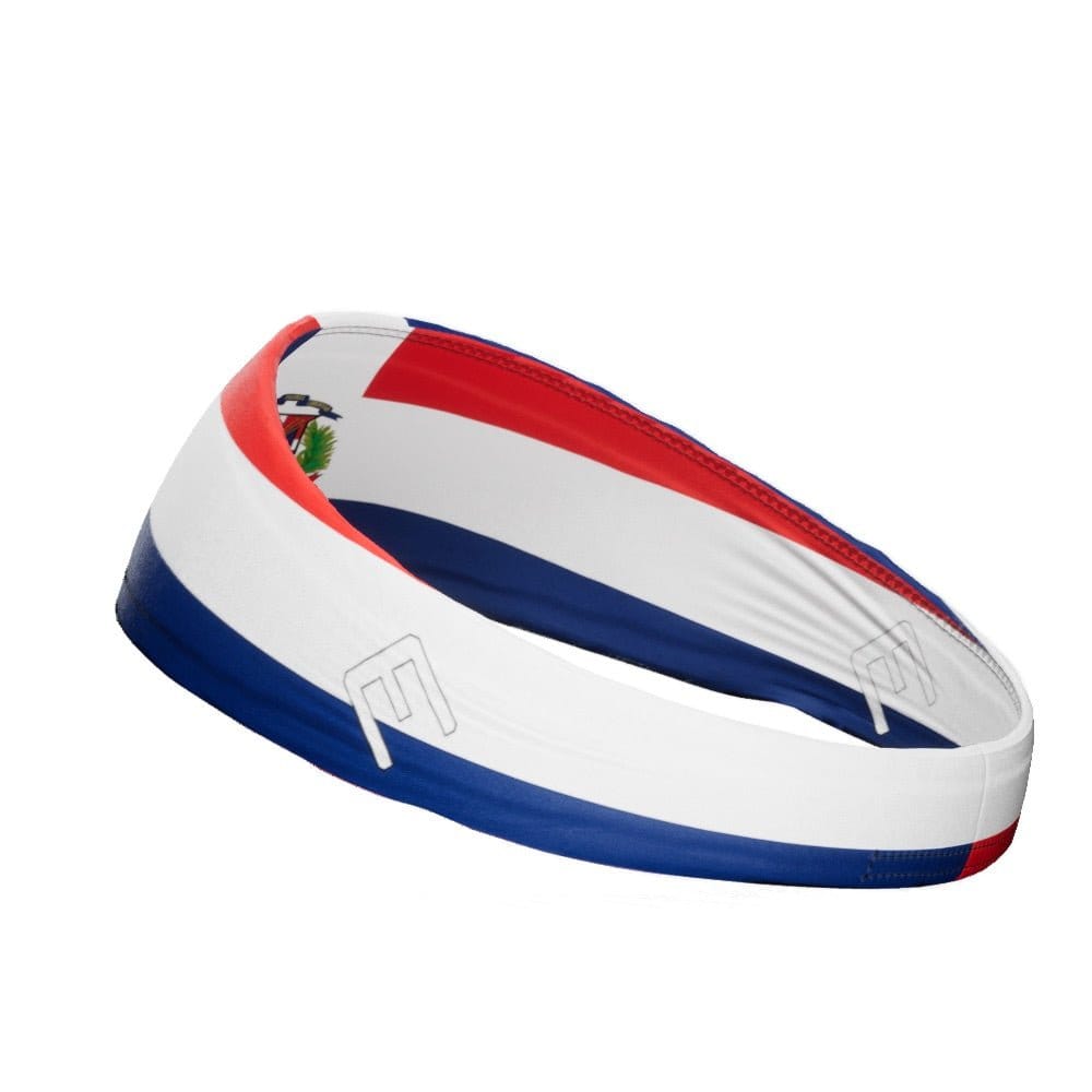 Elite Athletic Gear Headband Dominican Republic Flag Headband