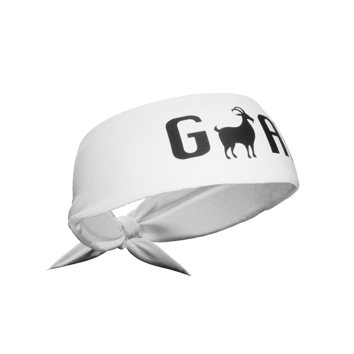Elite Athletic Gear Headband GOAT Tie Headband (White)