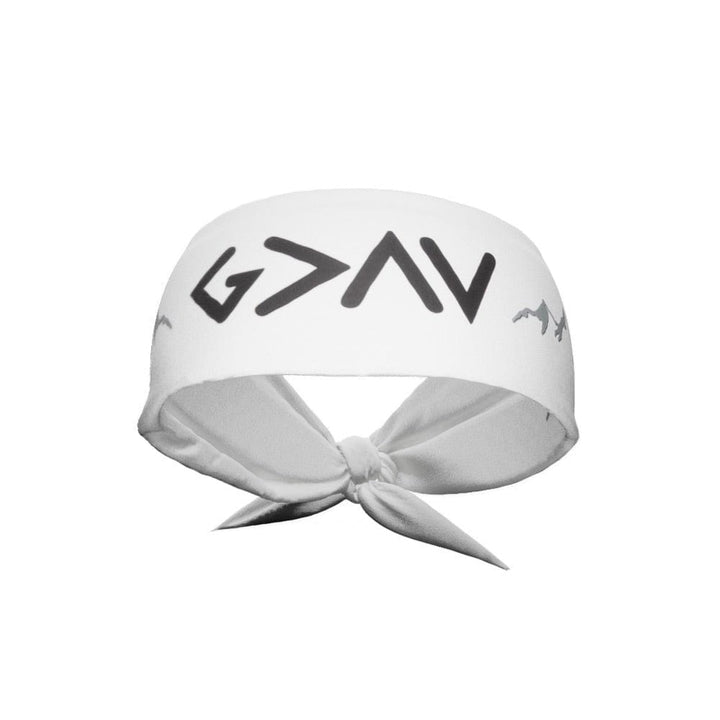 Elite Athletic Gear Headband God Is Greater Than The Highs and Lows Tie Headband