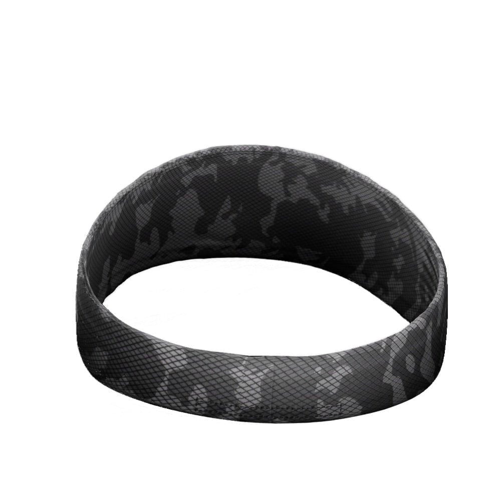 Elite Athletic Gear Headband Gray Carbon Camo Headband