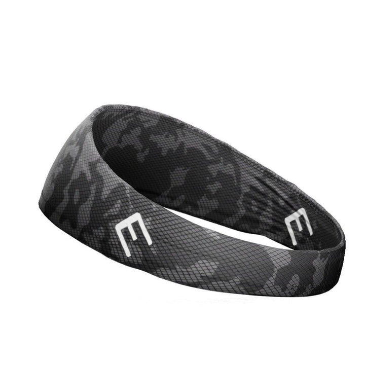 Elite Athletic Gear Headband Gray Carbon Camo Headband