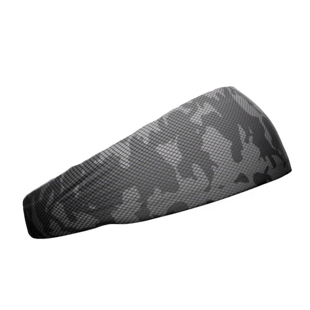 Elite Athletic Gear Headband Gray Carbon Camo Headband