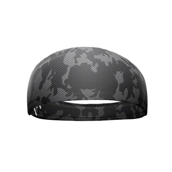 Elite Athletic Gear Headband Gray Carbon Camo Headband