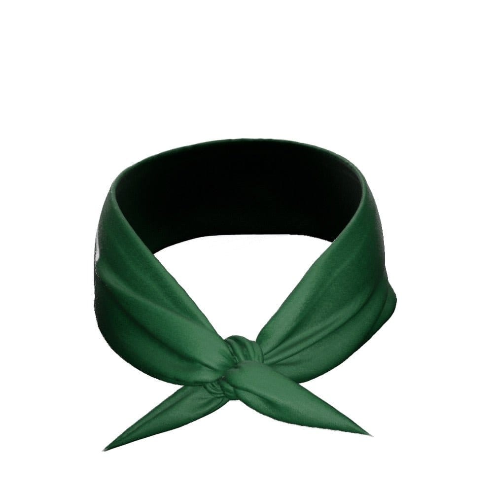 Elite Athletic Gear Headband Green Tie Headband