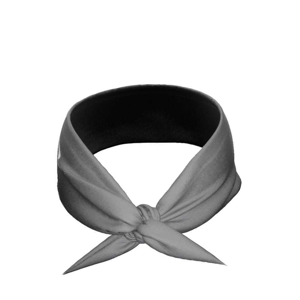 Elite Athletic Gear Headband Grey Tie Headband