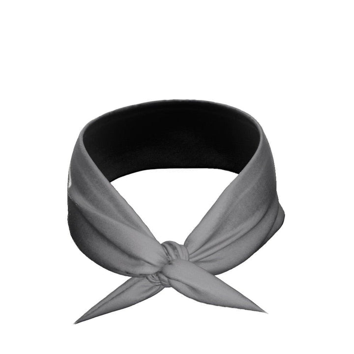 Elite Athletic Gear Headband Grey Tie Headband