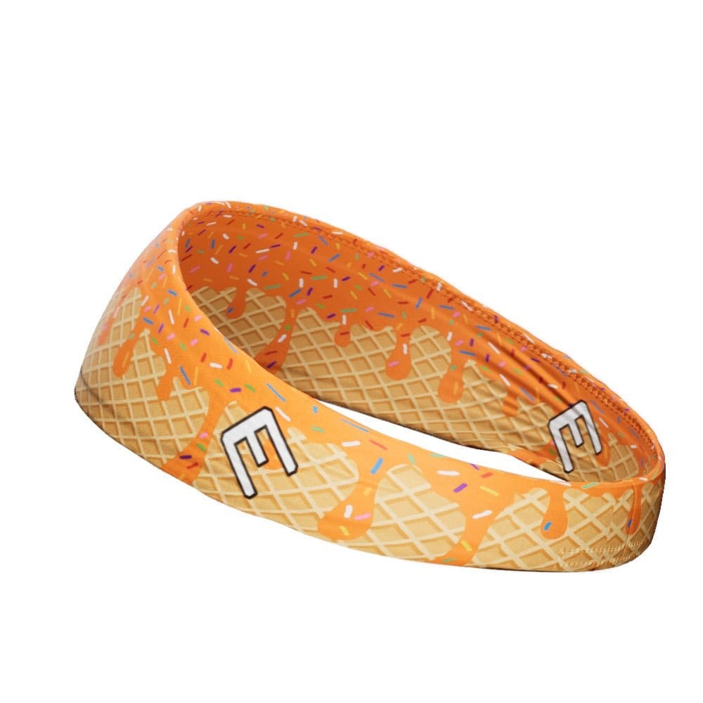 Elite Athletic Gear Headband Orange Ice Cream Headband
