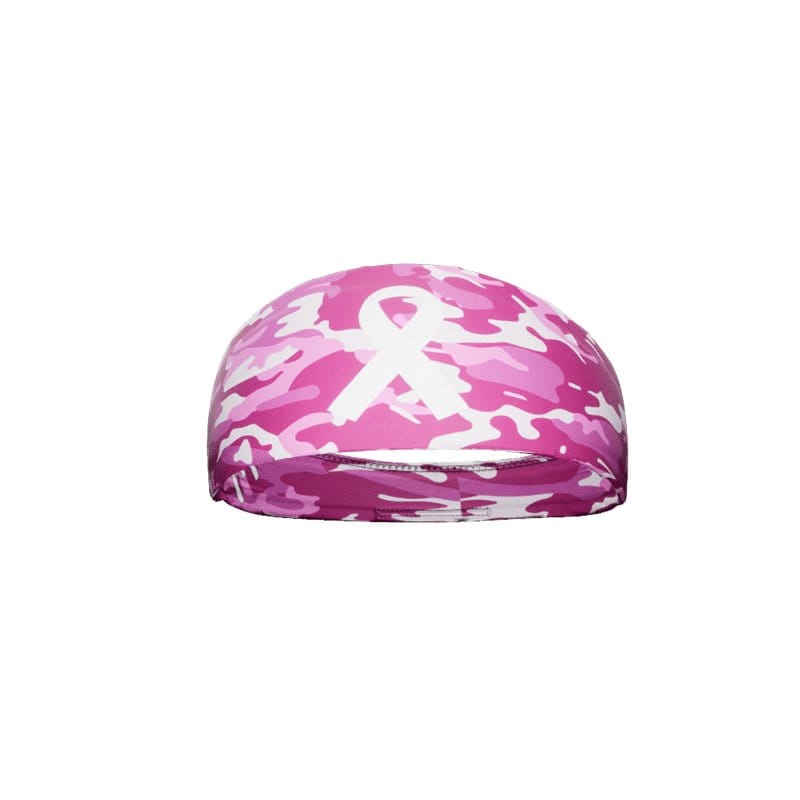 Elite Athletic Gear Headband Pink Camo Breast Cancer Headband