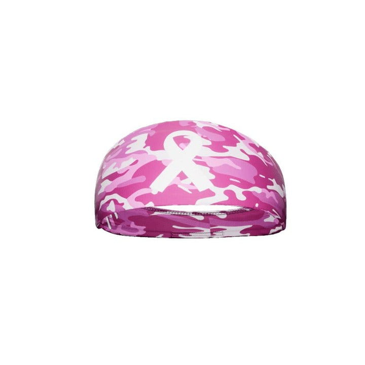 Elite Athletic Gear Headband Pink Camo Breast Cancer Headband