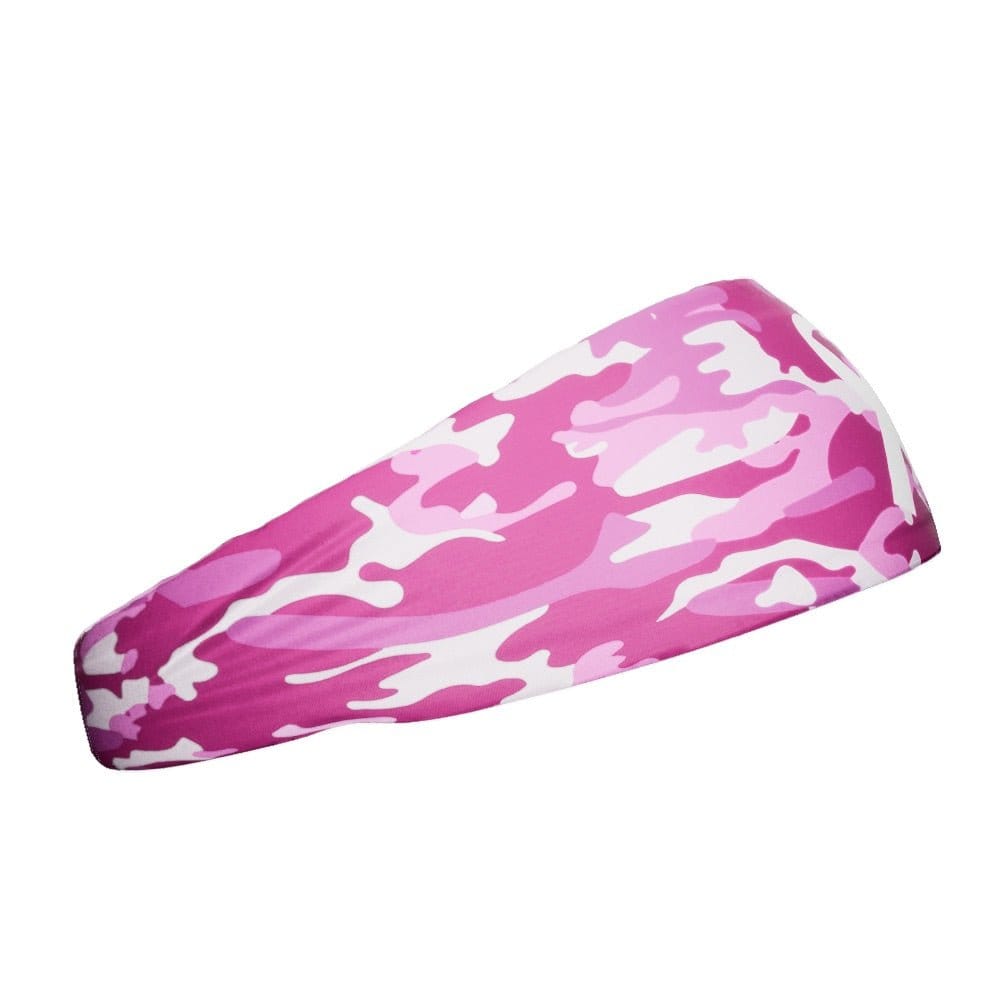 Elite Athletic Gear Headband Pink Camo Breast Cancer Headband