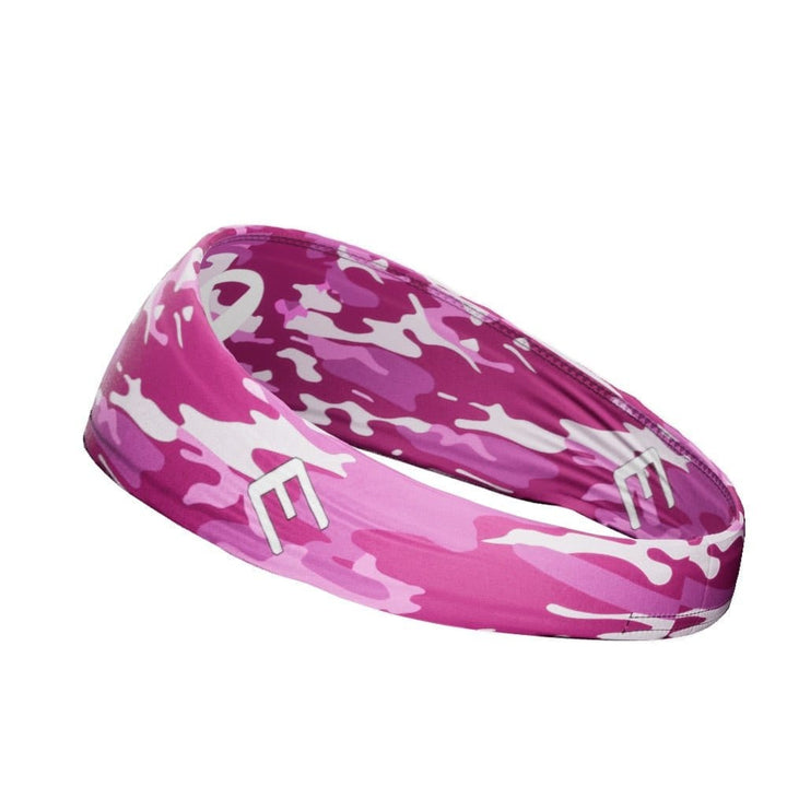 Elite Athletic Gear Headband Pink Camo Breast Cancer Headband