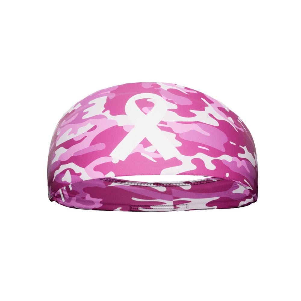 Elite Athletic Gear Headband Pink Camo Breast Cancer Headband
