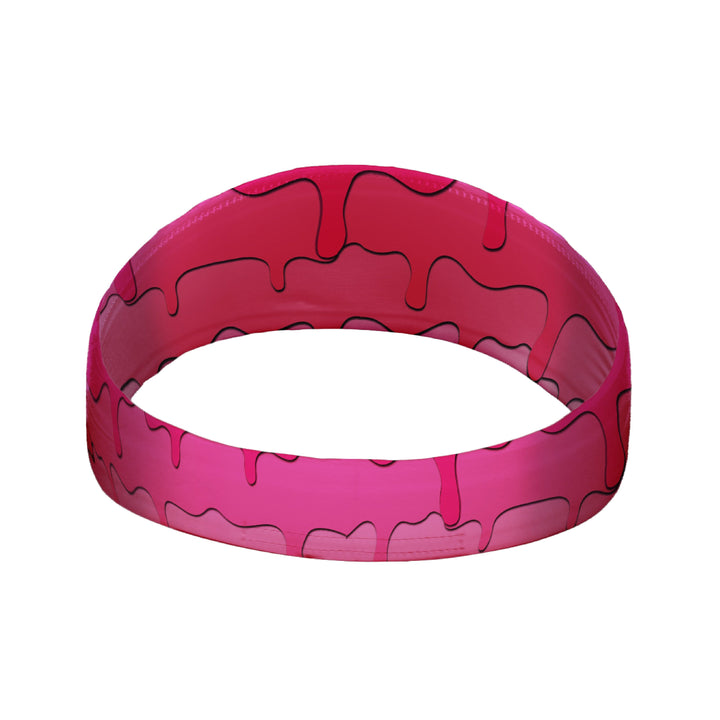 Elite Athletic Gear Headband Pink Drippy Headband