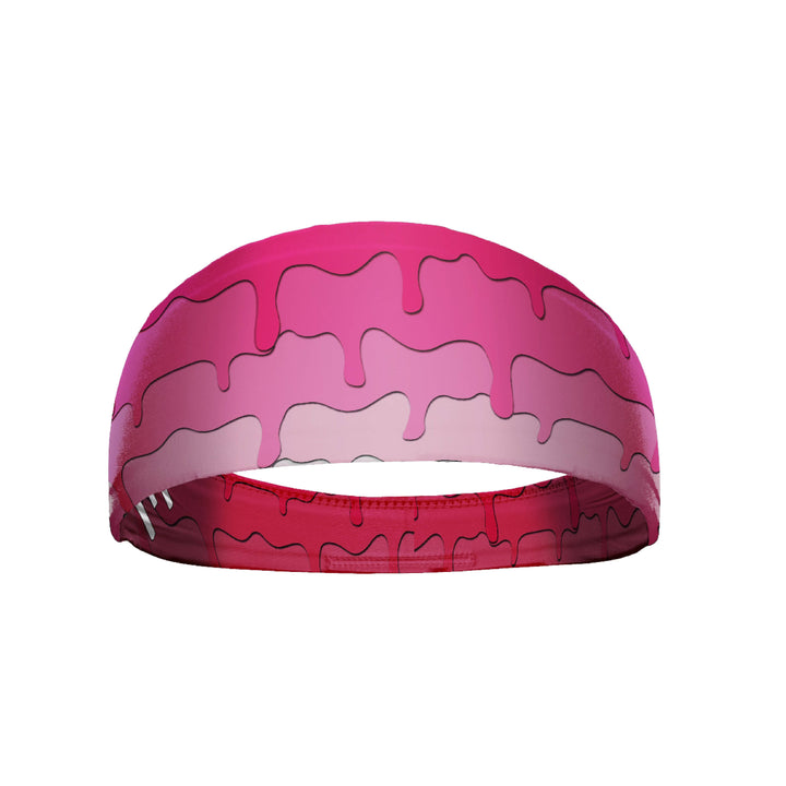 Elite Athletic Gear Headband Pink Drippy Headband